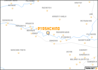 map of Pyashchino
