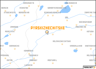 map of Pyaski Zhechitske