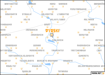 map of Pyaski