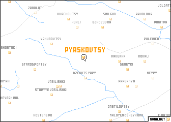 map of Pyaskovtsy