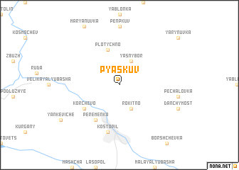 map of Pyaskuv