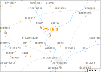 map of Pyataki