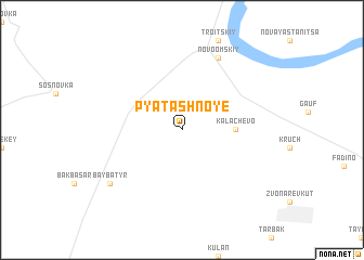 map of Pyatashnoye
