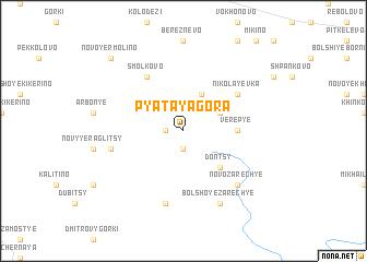 map of Pyataya Gora