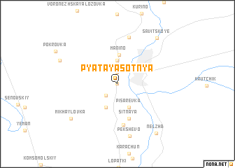 map of Pyataya Sotnya