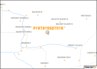 map of Pyataya Sotnya