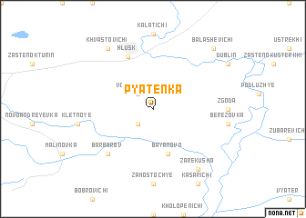 map of Pyatenka