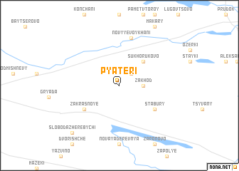 map of Pyateri