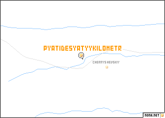 map of Pyatidesyatyy Kilometr
