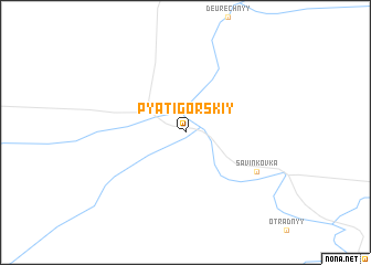 map of Pyatigorskiy