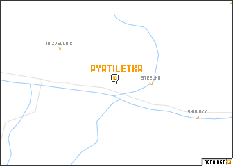 map of Pyatiletka