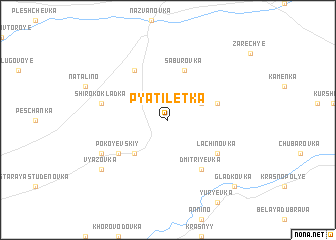 map of Pyatiletka