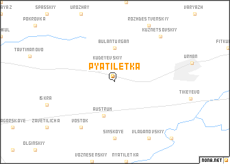map of Pyatiletka