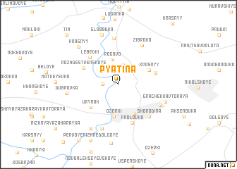 map of Pyatina