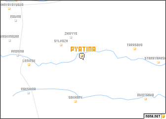 map of Pyatina