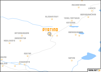 map of Pyatino