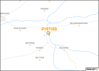 map of Pyatino