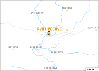 map of Pyatirech\