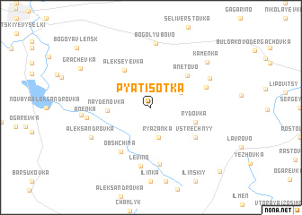 map of Pyatisotka