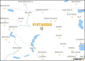 map of Pyatiusovo