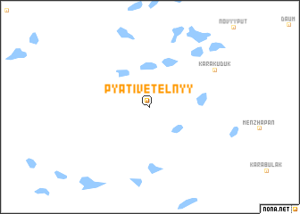 map of Pyativetel\
