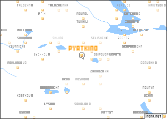 map of Pyatkino