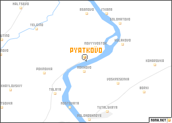 map of Pyatkovo