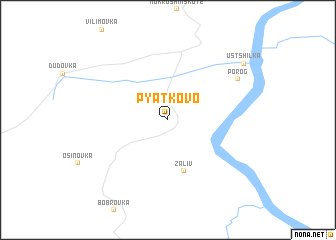 map of Pyatkovo