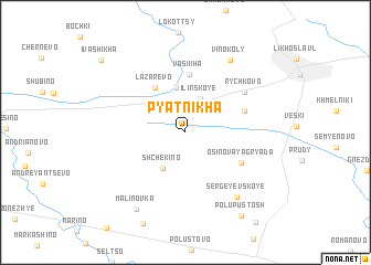 map of Pyatnikha