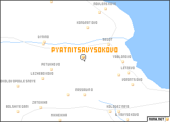 map of Pyatnitsa-Vysokovo