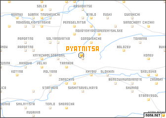 map of Pyatnitsa