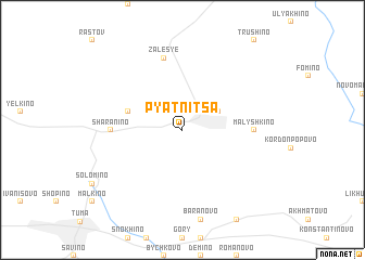 map of Pyatnitsa