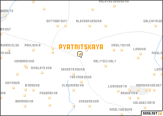 map of Pyatnitskaya