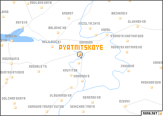 map of Pyatnitskoye