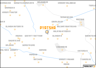 map of Pyatsha