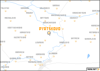 map of Pyatskovo