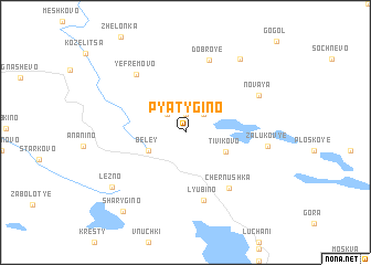 map of Pyatygino