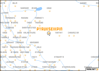 map of Pyaukseikpin