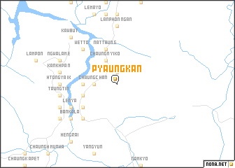 map of Pyaungkan