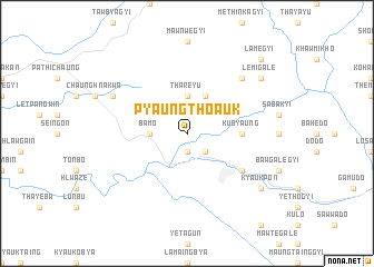 map of Pyaungtho Auk