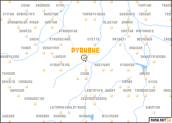 map of Pyawbwe