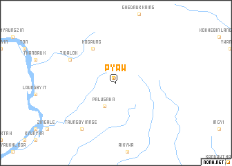 map of Pyaw