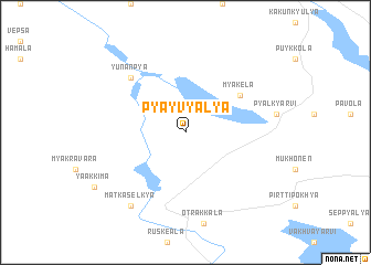 map of Pyayvyalya
