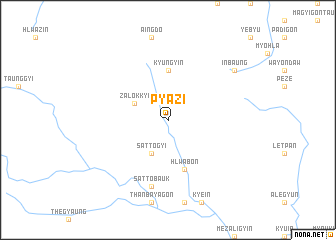 map of Pyazi