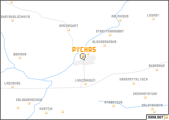 map of Pychas