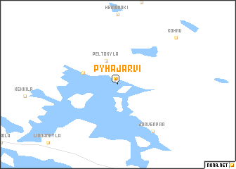 map of Pyhäjärvi