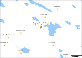 map of Pyhäjärvi