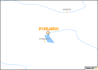 map of Pyhäjärvi