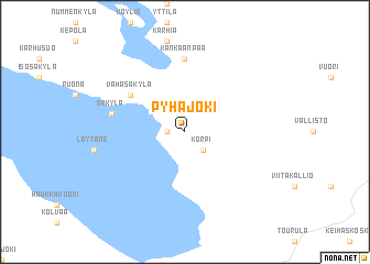 map of Pyhäjoki