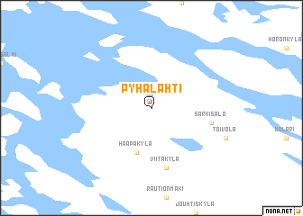 map of Pyhälahti